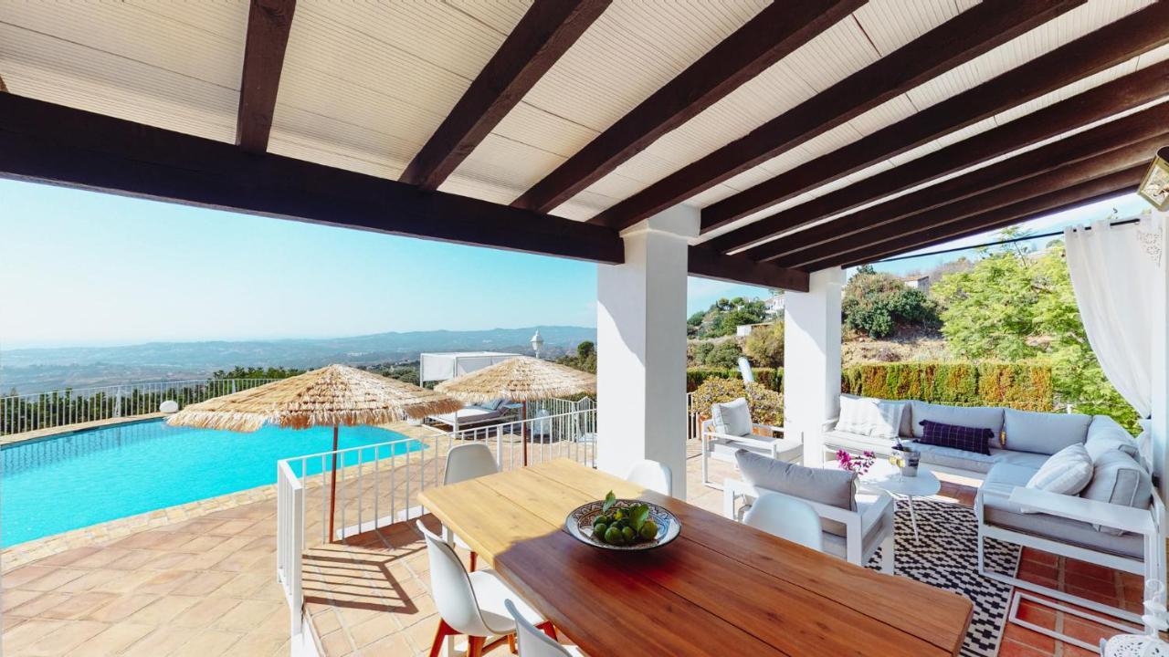 Villa Las Monjas - Astonishing Panoramic Sea View Mijas Exterior foto