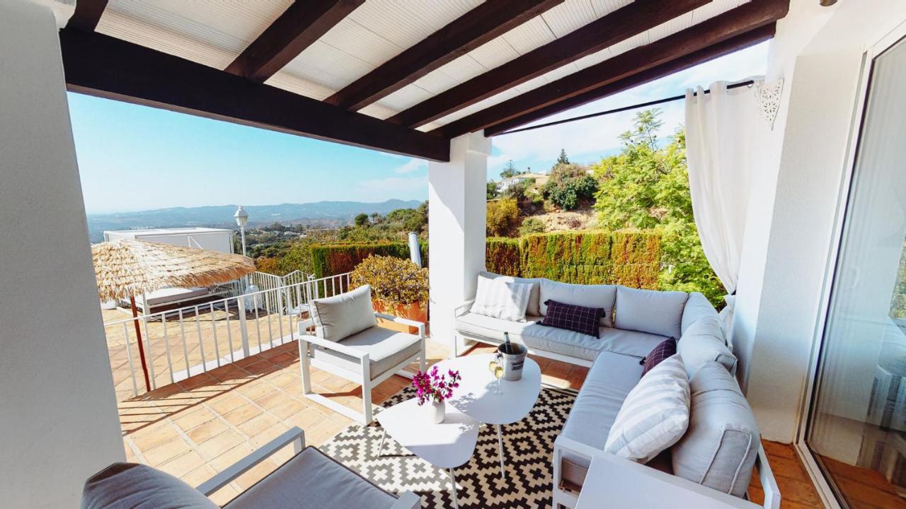 Villa Las Monjas - Astonishing Panoramic Sea View Mijas Exterior foto