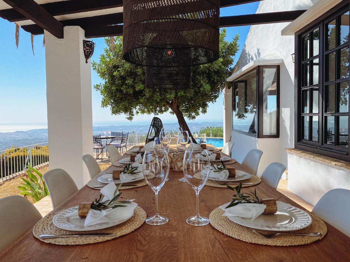 Villa Las Monjas - Astonishing Panoramic Sea View Mijas Exterior foto