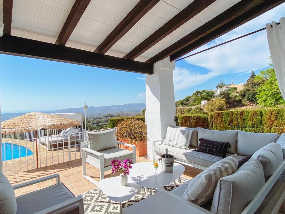 Villa Las Monjas - Astonishing Panoramic Sea View Mijas Exterior foto