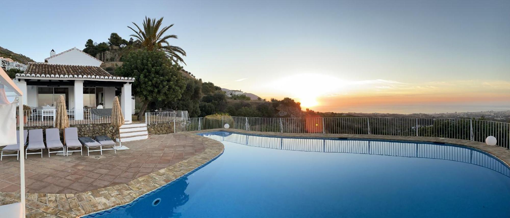 Villa Las Monjas - Astonishing Panoramic Sea View Mijas Exterior foto